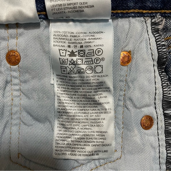 Levi's Men's 501 0114 PREMIUM BIG E ORIGINAL 29x30 Stonewash Non-Stretch - Picture 10 of 11